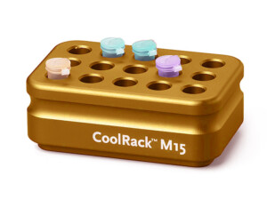 CoolRack M15 orange - 15 x 1.5mL or 2mL microfuge tubes